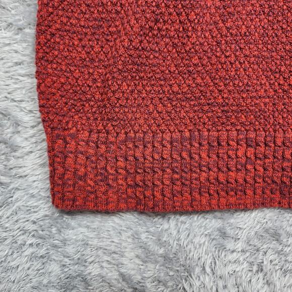 Lands End 100% Cotton Vneck Speckled Sweater Size Small - Picture 6 of 6